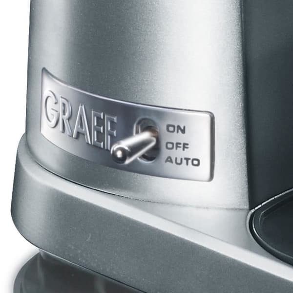 GRAEF CM800 elektrisk kaffekvarn - Kapacitet 350 g - 40 malningsnivåer - Rostfri stålkropp