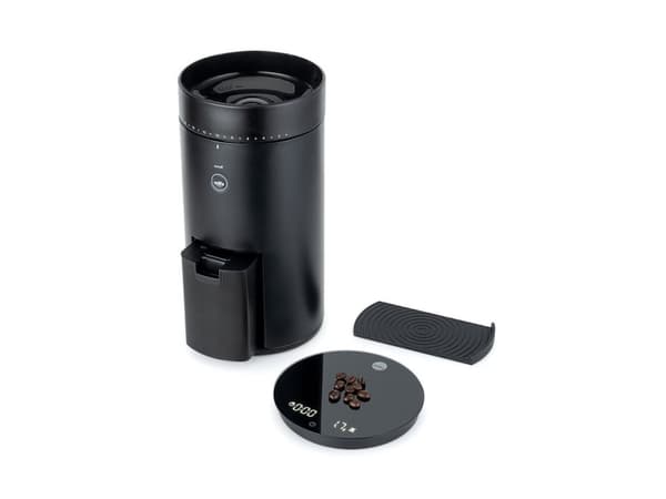 Wilfa Uniform black, Kaffekvarn, Platt malning, Rostfritt stål, Svart, Gjuten aluminium, Silikon, Rostfritt stål, 1 styck