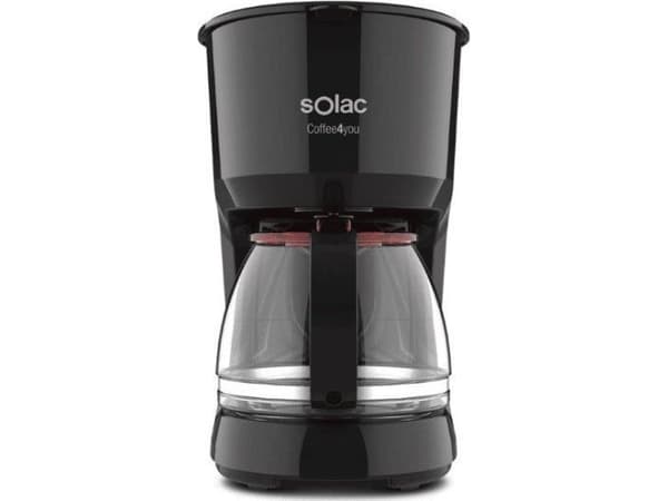 Solac CF4036, Kaffebrygger (drypp), Malt kaffe, 750 W, Sort