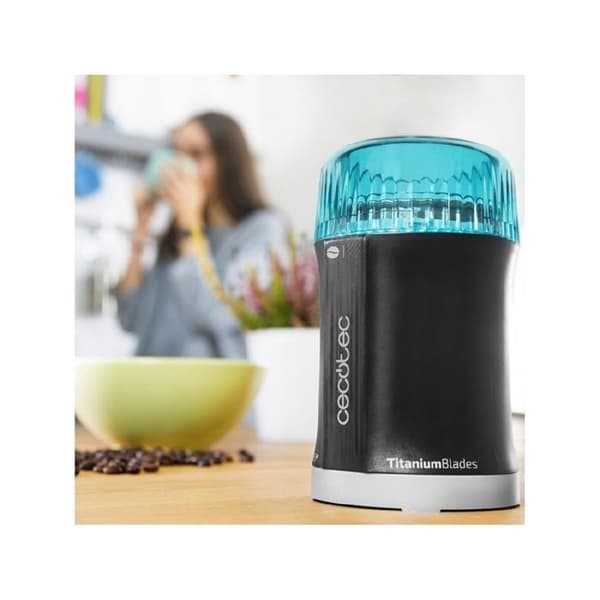 CECOTEC TitanMill 200 kaffe- och kryddkvarn - Titanblad - Kapacitet 50g - 200W
