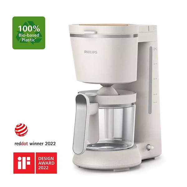 Philips Eco Conscious Edition Drip Filter Coffee Machine HD5120/00, 1.2L
