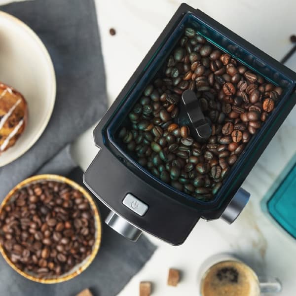 Cecotec Stainless-steel electric coffee grinder, 150 W, 17 grinding levels and capacity for 12 cups of coffee.