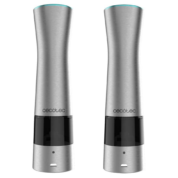 Cecotec Electric stainless-steel mill with Press function, it is activated just by pressing.