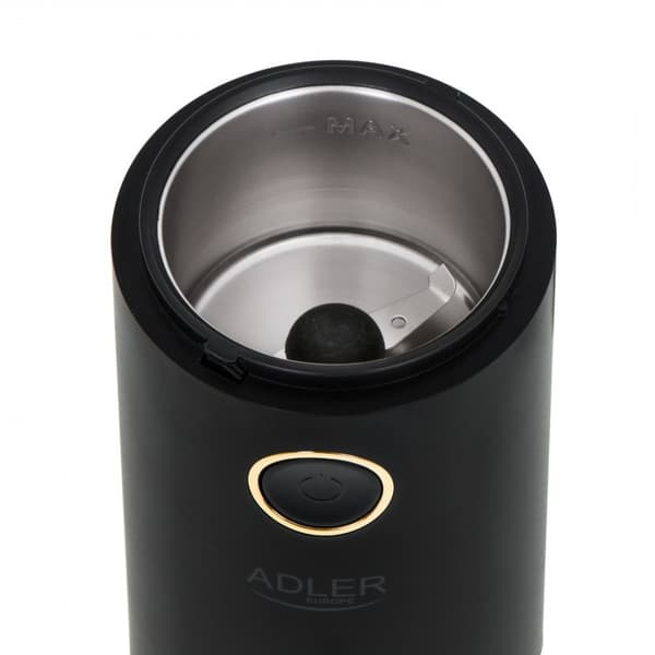 Adler | AD 4446bg | Kaffekvarn | 150W | Kaffebönor kapacitet 75 g | Antal koppar st(ar) | Svart