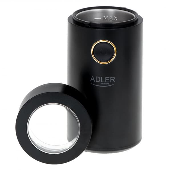 Adler | AD 4446bg | Kaffekvarn | 150W | Kaffebönor kapacitet 75 g | Antal koppar st(ar) | Svart