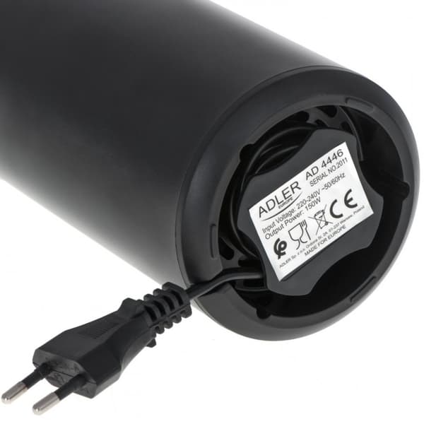 Adler | AD 4446bg | Kaffekvarn | 150W | Kaffebönor kapacitet 75 g | Antal koppar st(ar) | Svart
