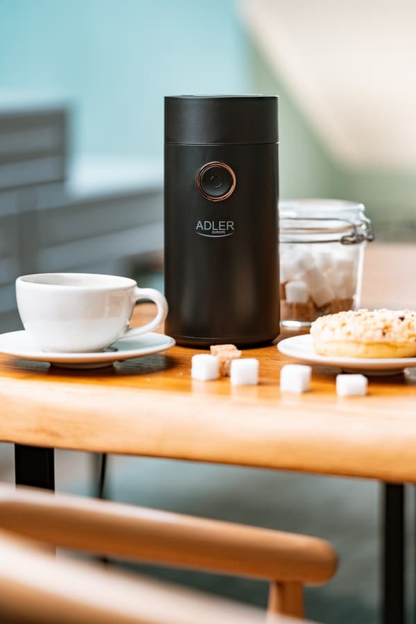 Adler | AD 4446bg | Kaffekvarn | 150W | Kaffebönor kapacitet 75 g | Antal koppar st(ar) | Svart