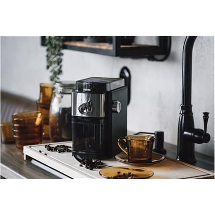 Adler | AD 4448 | Kaffekværn | 300W | Kaffebønner kapacitet 250 g | Antal kopper 12 pr. beholder stk. | Sort