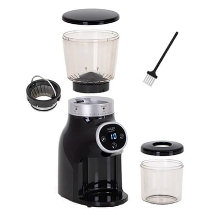 Adler | AD 4450 Burr | Kaffekvarn | 300W | Kaffebönor kapacitet 300 g | Antal koppar 1-10 st(s) | Svart