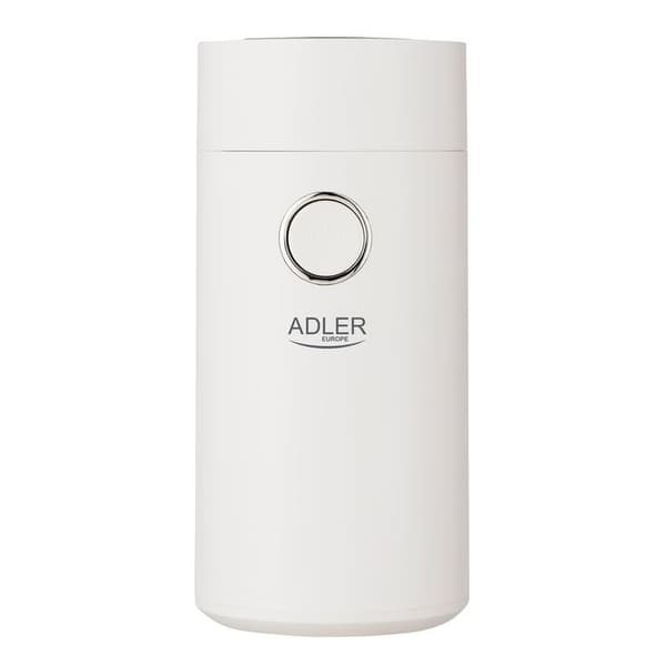 Adler | AD4446 av | Kaffekvarn | 150W | Kaffebönor kapacitet 75 g | Lockets säkerhetsbrytare | Antal koppar st(ar) | Vit
