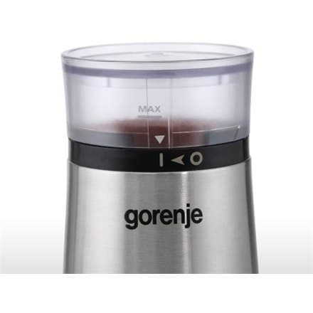 Gorenje | SMK150E | Kaffekværn | 150W | Kaffebønner kapacitet 60 g | Låg sikkerhedsafbryder | Rustfrit stål