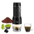 Miniatyrbillede 1 af 2: Bærbar Kaffemaskine, Håndtryk, Rejsevenlig, Sort