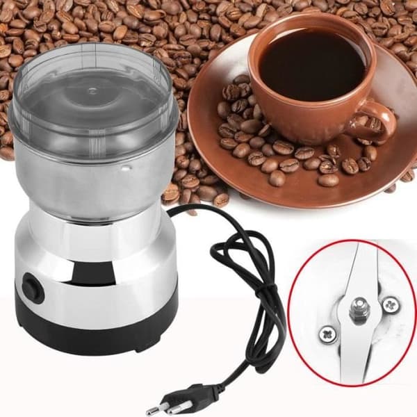 Elektrisk kaffekvarn, rostfritt stål för kaffe, bönor, frön, nötter, kryddor - Koa