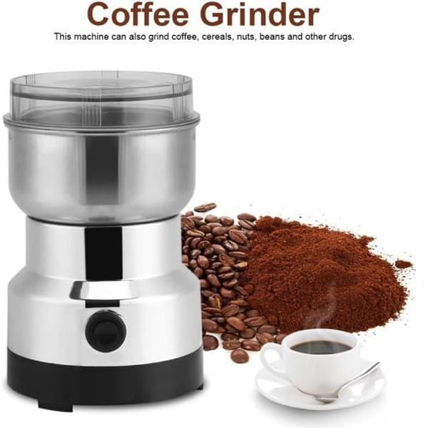 Elektrisk kaffekvarn, rostfritt stål för kaffe, bönor, frön, nötter, kryddor - Koa