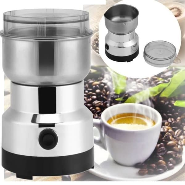 Elektrisk kaffekvarn - ZOO - Rostfritt stål linfrönötter Peppar Kryddkvarn