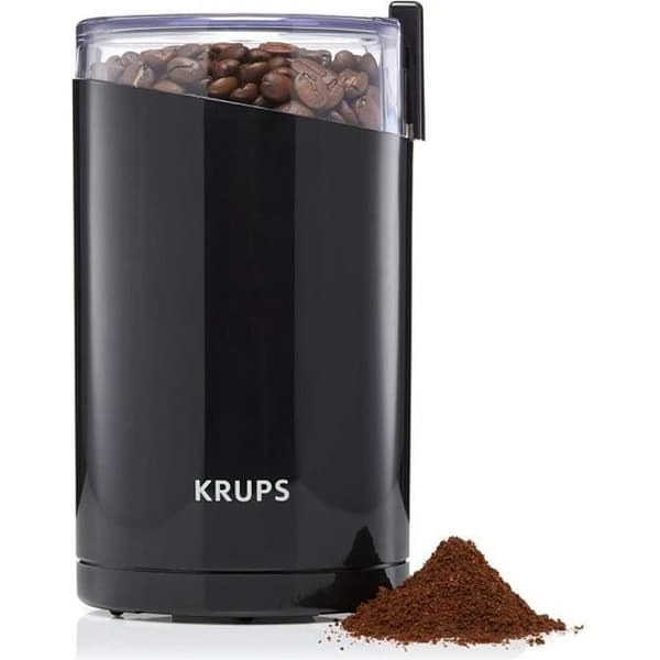 Krups F2034238 Elektrisk Kaffegrinder Fast Touch 200W Svart Effekt på 200W för snabb malning utan uppvärmning.
