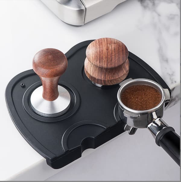 INF Silikone kaffetampermåtte, skridsikker espresso tampepude