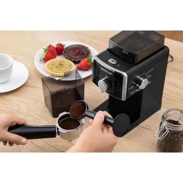 Elektrisk kaffekvarn - SENCOR - SCG 5050 BK - 110 W - 180 g bönor - Svart