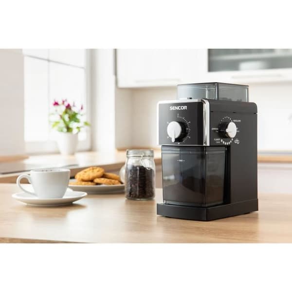 Elektrisk kaffekvarn - SENCOR - SCG 5050 BK - 110 W - 180 g bönor - Svart