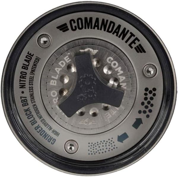 Elektrisk kaffekvarn - Comandante kaffekvarn | C40 MK3 Nitro Blade Kaffekvarn | Svart