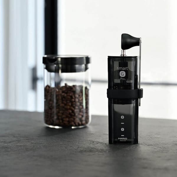 Coffee Mill smart G PRO Bean kaffehandkvarn svart