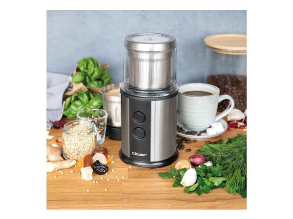 Cloer 7419, Bladkvarn, 80 g, Plast, Rostfritt stål, Rostfritt stål, 350 W