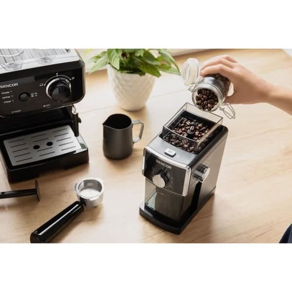 Elektrisk kaffekvarn - SENCOR - SCG 5050 BK - 110 W - 180 g bönor - Svart