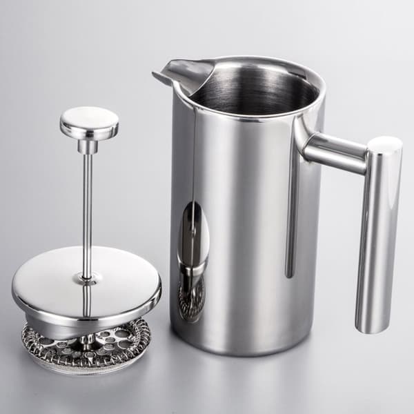 800 ml ranskalainen pressopannu, kaksoisseinämäeristys, ergonominen kahva, hieno verkko suodatin