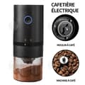 Miniatyrbild 4 av 4: INN Elektrisk kaffekvarn 500ml kaffebönkvarn Elektrisk bönkvarn USB uppladdningsbar portabilitet Moul