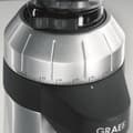 Miniatyrbild 3 av 4: GRAEF CM800 elektrisk kaffekvarn - Kapacitet 350 g - 40 malningsnivåer - Rostfri stålkropp
