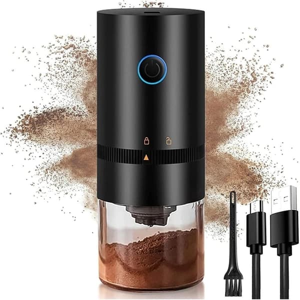 Bærbar espressokværn, kaffekværn, USB-opladning