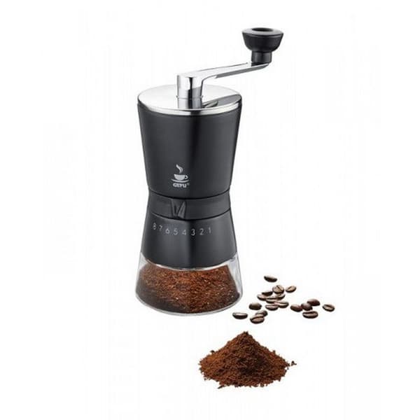 Kaffekvarn - GEFU - Santiago - Rostfritt stål - 10 koppar - 8 malningsnivåer
