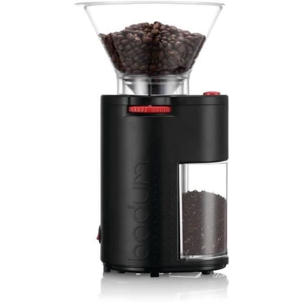 BODUM - BISTRO Elektrisk kaffekvarn, slipskiva i rostfritt stål, 160 W