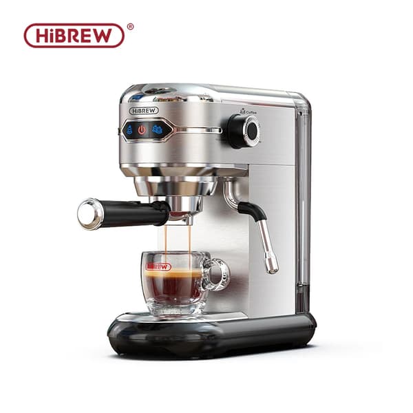 HejBREW Espresso Kaffebryggare, 20 Bar Pumptryck, Rostfritt Stål Hus,EU, H11 SR