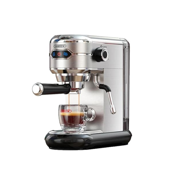 HejBREW Espresso Kaffebryggare, 20 Bar Pumptryck, Rostfritt Stål Hus,EU, H11 SR