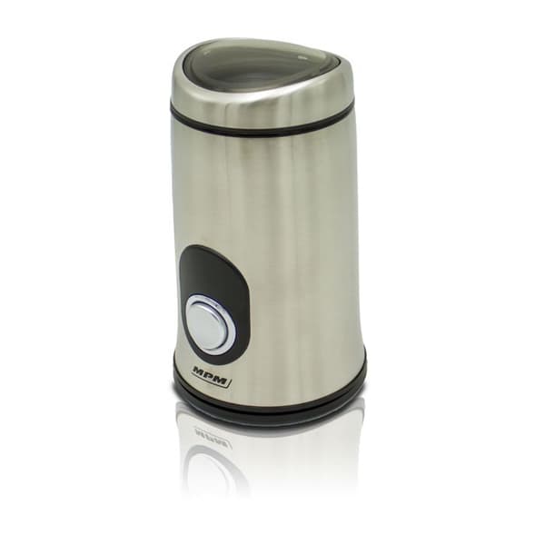 Elektrisk Kaffegrinder, Frön och Nötter, Dubbel Klinge Stål, Malning 115 g/min MPM MMK-02M 150W Silver 07485