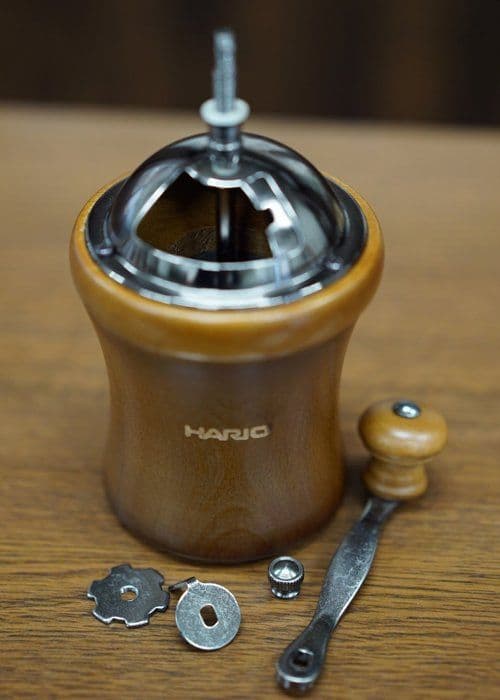 Elektrisk kaffekvarn - Hario kaffekvarn - MCD-2 - Kaffekvarn, Grå, Medium
