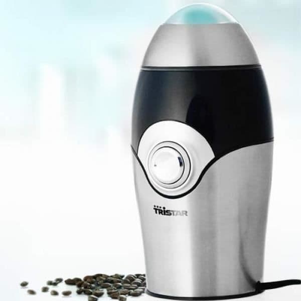 Tristar kaffekvarn - Kapacitet 70 Gr - Rostfria knivar - Effekt 150W