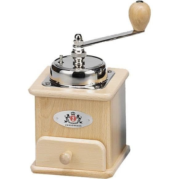 Kaffekvarn - ZASSENHAUS - BRASILIA 040005 - Bok - Tillverkad i Tyskland - Robust specialstål