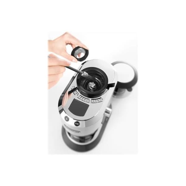 DELONGHI Dedica KG 521.M kaffekvarn - 150W - 18 malningsstorlekar - Rostfritt stål