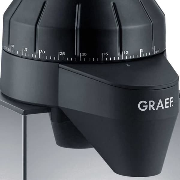 Graef CM850EU CM850EU Kaffekvarn rostfritt stål, konisk kvarn i svart stål