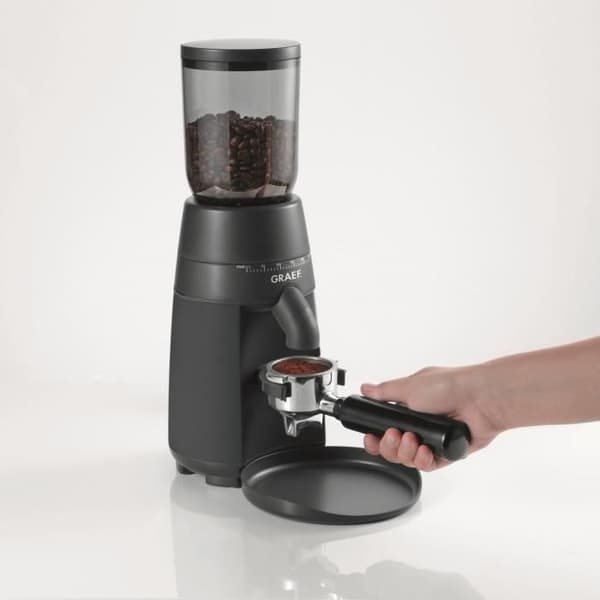 GRAEF CM702 elektrisk kaffekvarn - Svart - Långsam malning - 24 malningsnivåer - Rengöringsborste ingår