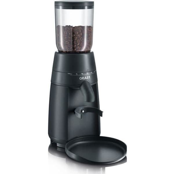 GRAEF CM702 elektrisk kaffekvarn - Svart - Långsam malning - 24 malningsnivåer - Rengöringsborste ingår