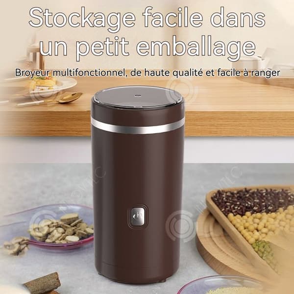 INN Moulin 350ml typ knapp i rostfritt stål 304 elektrisk multifunktionskvarn för spannmål och säd i pulverkvarn