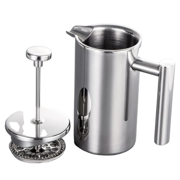 800 ml ranskalainen pressopannu, kaksoisseinämäeristys, ergonominen kahva, hieno verkko suodatin