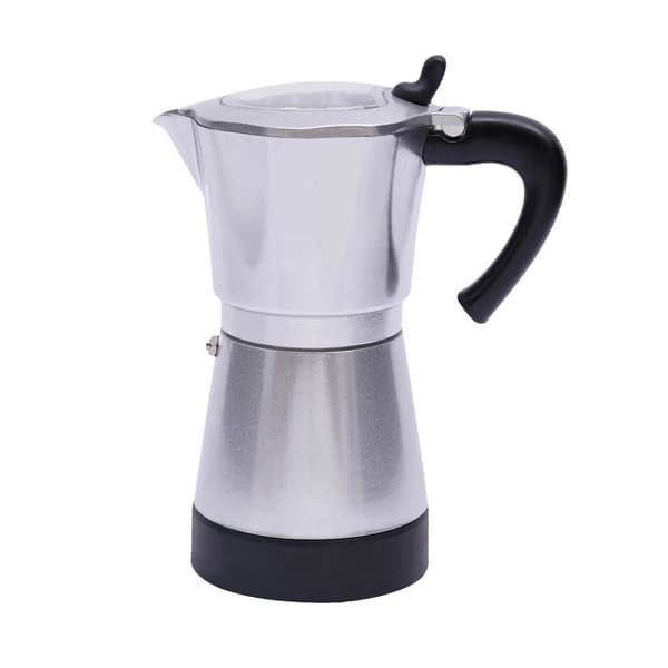 300ml Elektrisk Kaffe Kande, Hurtig Bryggeteknologi, Kompakt Design,Sølv