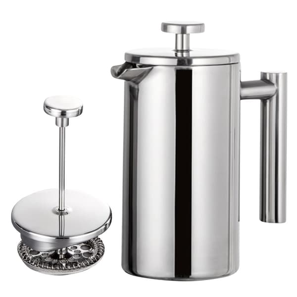 Ranskalainen pressopannu, 800 ml kapasiteetti, kaksinkertainen eristys,800 ml