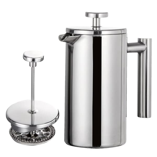 Ranskalainen pressopannu, 800 ml kapasiteetti, kaksinkertainen eristys,800 ml