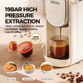 Miniatyrbild 3 av 4: Cafelffe Kaffemaskin, 3-i-1 Kompatibilitet, 19 Bar Pumptryck,EU