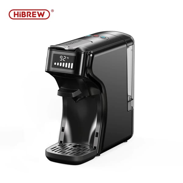 HiBREW Kapselkaffemaskine, 20 Bar Pumpetryk, Alsidige Brygningsmuligheder,EU, H1B BK